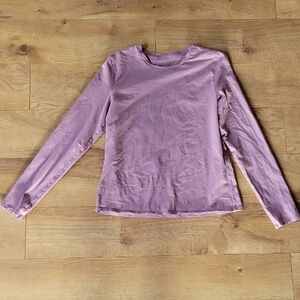 lululemon athletica Long Sleeve Tee in Dusty Rose